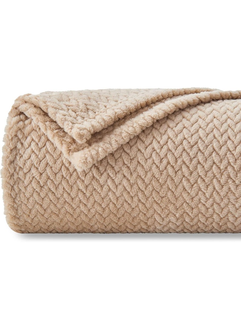 Ultra Soft Double Fleece Blanket 200x240 cm – Premium Double-Layer Warm Plush Throw for Bed, Sofa & Travel – Lightweight Cozy All-Season Comfort Blanket - Image 1
